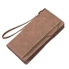 carteira masculina com ziper carteira masculina Carteira masculina 2025 novo estilo bolsa Retro Crazy Horse couro titula