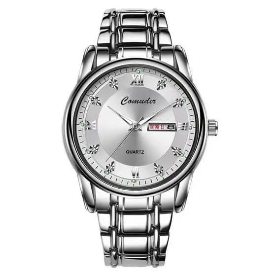 relogio masculino Novo relógio mecânico automático masculino à prova dwaterproof água na moda duplo calendário cravejado