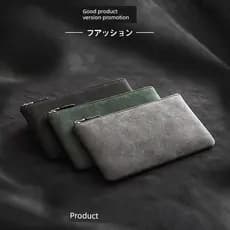 Bolsa de embreagem masculina negócios camurça embreagem Casual novo estilo saco embreagem simples grande capacidade saco