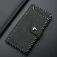 carteira masculina com ziper carteira masculina Carteira longa masculina novo estilo diário multifuncional fivela zíper