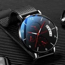 relogio masculino Ultra-fino relógio mecânico automático masculino estudante versão coreana na moda calendário à prova d