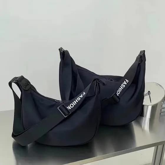 Bolsa bolsa femenina Fabricação de bolinho Casual de nicho de grande capacidade em tecido Oxford à prova d'água