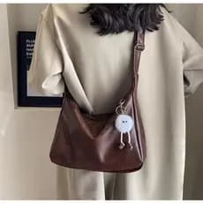 bolsa feminina bolsa transversal feminino Simples bolsa de grande capacidade feminina primavera verão estilo moda All-Ma