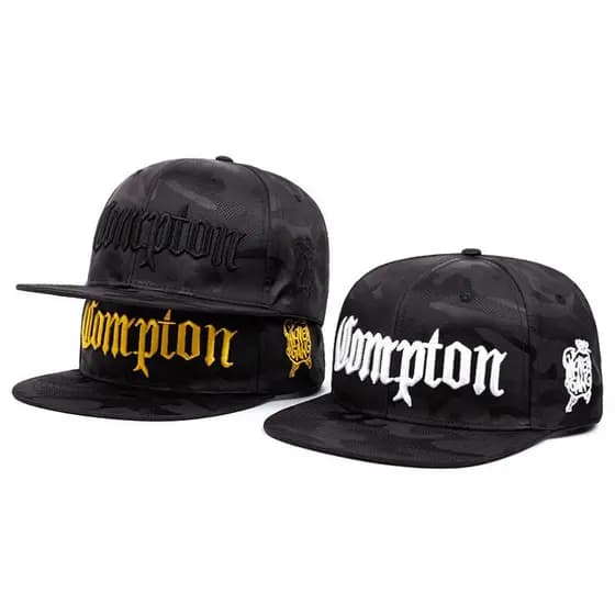 boné boné masculino Americano bordado COMPTON masculino feminino chapéu de aba plana rua Hip-Hop boné de beisebol chap