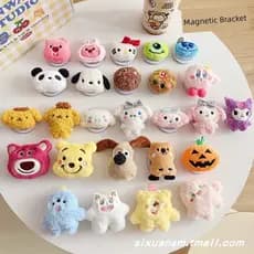 griptok magsafe magsafe popsocket Japão Japão Japão Coreia INS estilo desenho animado fofo pequeno Animal de pelúcia Air