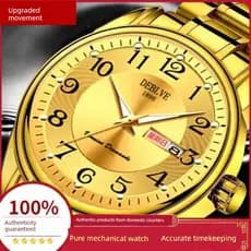 relogio masculino Relógio Digital grande suíço masculino relógio mecânico automático à prova d'água luminoso pai relógio
