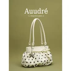 Bolsa bolsa feminina Auudre nicho Design plissado bolinhas um ombro axilas saco feminino 2026 novo estilo verão moda tra