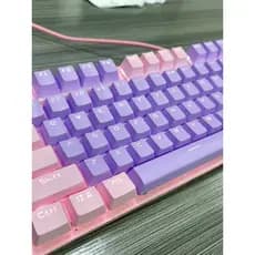 Teclado mecânico de eixo verde de altura OEM ABS colorido