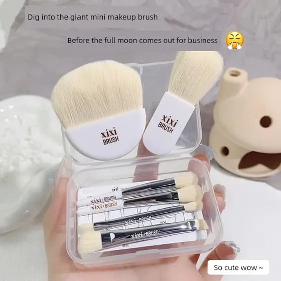 pincel maquiagem kit pincel maquiagem profissional Mini conjunto de pincéis de maquiagem mini pincel portátil pequeno co