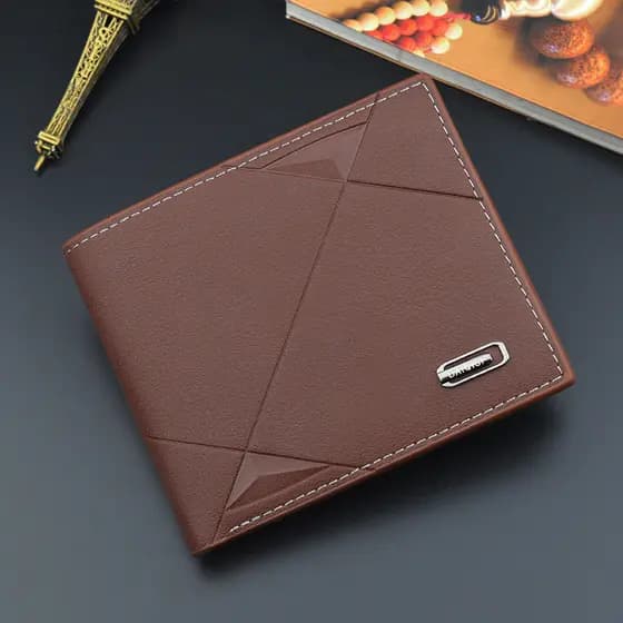 carteira masculina com ziper carteira masculina Carteira masculina carteira curta zíper estilo Horizontal influenciador