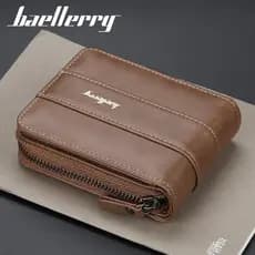 carteira masculina com ziper carteira masculina Carteira masculina de negócios simples carteira de motorista com fivela