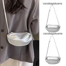 bolsa feminina Bolsa Verão verão verão versão coreana plissado nuvem saco feminino 2026 novo estilo High-End nicho moda