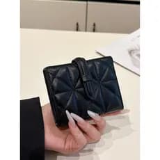 carteira feminina carteira femenina Nicho luz estilo de luxo moda carteira curta feminina novo estilo pequeno requintado