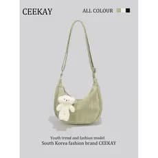 bolsa feminina bolsa femenina CEEEKAY Bolsa feminina de nicho preguiçoso genuíno para axilas de verão