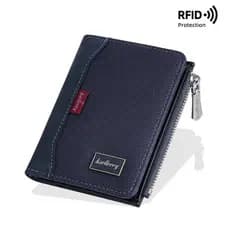 carteira masculina com ziper carteira masculina Carteira masculina estilo curto moda Casual Retro macio carteira com zíp