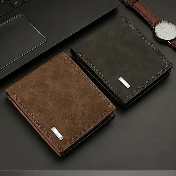 carteira masculina com ziper carteira masculina Carteira masculina Retro curta carteira de motorista com zíper titular d
