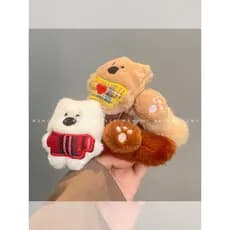 laços de cabelo infantil kit laços de cabelo infantil Outono inverno novo estilo de pelúcia filhote de cachorro clipe