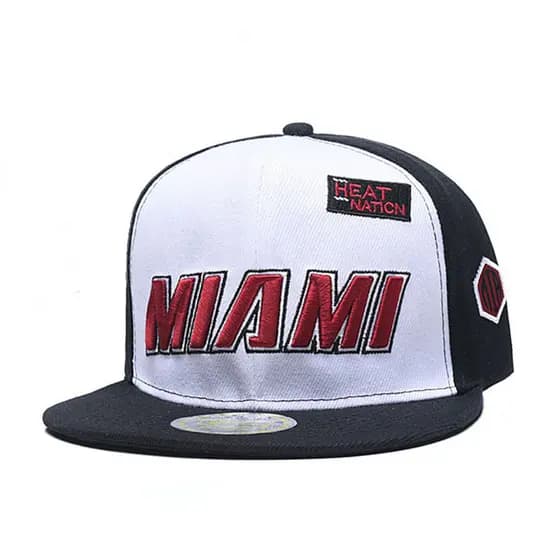 boné masculino boné Chapéu de aba plana esportivo de basquete americano masculino feminino MIAMI MIAMI Boné de beisebo