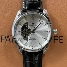 relogio masculino [Gentleman White] Relógio masculino jovem oco turbilhão relógio mecânico totalmente automático modelo