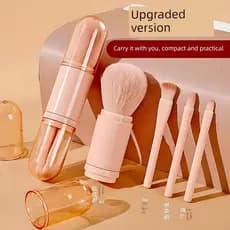 pincel maquiagem kit pincel maquiagem profissional Pincel de maquiagem portátil quatro-em-um multifuncional Blush escova