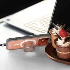 magsafe popsocket griptok magsafe DdHiFi P40M MagSafe Suporte magnético para Airbag Capa retrátil de liga de alumínio Ap