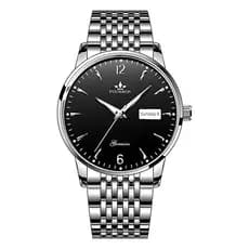 relogio masculino Relógio mecânico puro genuíno totalmente automático masculino oco luminoso à prova d'água calendário d