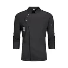 Uniforme de Chef de Cozinha de Serviço de Alimentos Pizzaiolo Jaquetas de Restaurante Padaria Café Garçom Garçonete KDTI