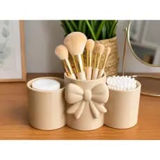 Porta Pinceis de Maquiagem Organizador de Pinceis e Utensílios de Maquiagem - Organizador de Mesa