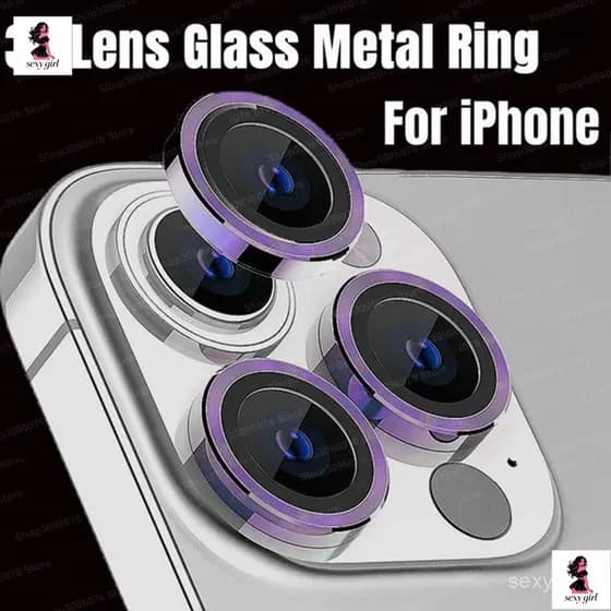 Película de vidro protetora de lente para iPhone 13 12 14 Pro Max 13 Mini 14Pro 14 plus, película protetora de vidro com