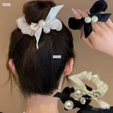 Tiara de alta qualidade com diamantes e pérolas / laço elegante / novo modelo 2025 ZYVJ
