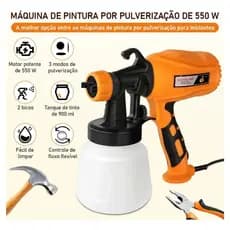 Pulverizador Elétrico para Tinta Portátil 220v 550w 900ml