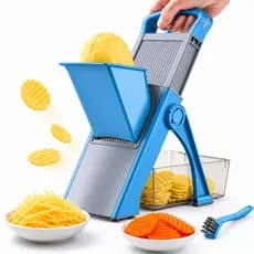 Cortador De Legumes Multifuncional Fatiador Ralador Chopper Batata Verduras Frutas Cozinha