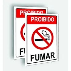 Proibido Fumar - Adesivo Vinil