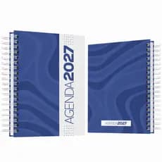 Agenda 2027 - Capa Dura - Wire o - Alta Qualidade - Acabamento Premium - Folhas internas permanente - Igual caderno