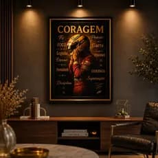 Quadro Decorativo Airton Senna 1 Peça 20x30 a 110x80 Coragem Fé Motivação Foco Disciplina