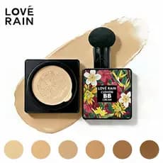 LoveRain BB Conjunto de 6 cores Sense Corretivo Base Com Esponja Salmão Creme Light Camuflagem BB