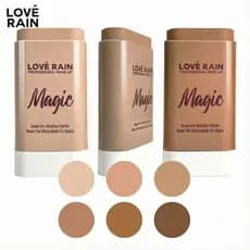 Love Rain 6 Sè fěndǐ bàng Bastão de base de 6 cores Base Maquiagem Pele Maquiagem para calor Pele