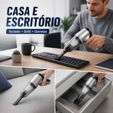 4 em 1 Aspirador de sucção forte USB Aspirador de pó para carro e casa Aspirador de pó automotivo com acessórios Casa e