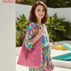 PATRICIA1OW Bolsa De Lona , Ombro Fashion Coreana Estilo Doce Viagem Bordada Com Laço