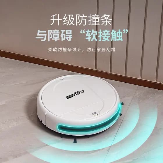 Aspirador De Pó Robô Automático Para Eletrodomésticos Controle Remoto 3 Em 1 Esfregão H
