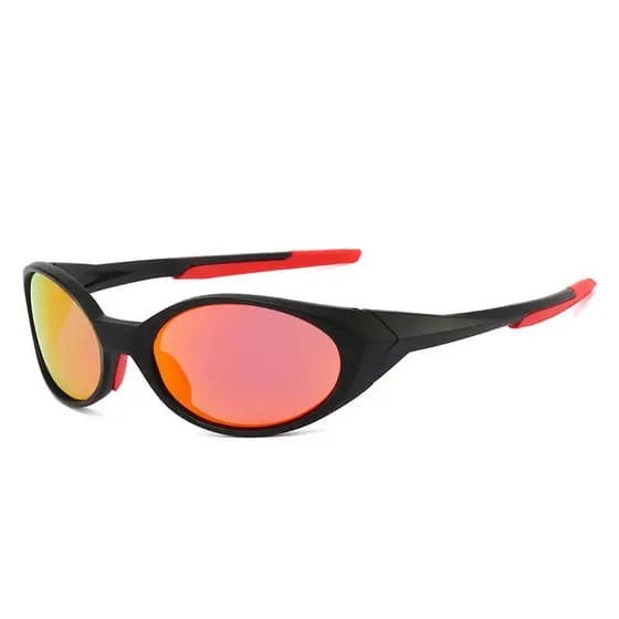 Óculos De Sol Ovais Esportivos 4 Unidades UV400 Unissex Para Ciclismo Ao Ar Livre , Corrida , Direção , Viagens Na Praia