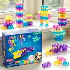 Blocos De Construção Gelatinosos , Macia Sensorial , Educativos Infantis , Cola , Descompressão , Pitada De Música