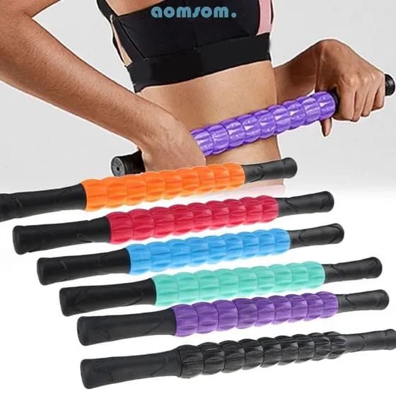Bastão De Rolo Muscular AOMSOM , Liberação De Músculos , Pernas , Relaxamento , De Ioga , Recuperação Pós-Treino , Reduz