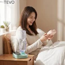 Umidificador De Mesa TEVO , Garrafa De Água De Grande Capacidade Com Volume De Névoa , Lâmpada Noturna