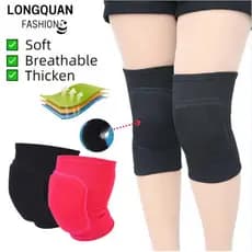 1Pair Joelheira Para Vôlei/Arteza/Yoga/Esponja Grossa Respirável