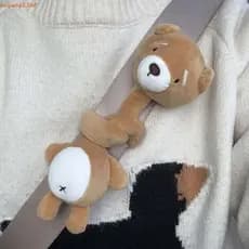 HUIJIANG Chaveiro De Pelúcia De Pescoço Longo , Design Engraçado Panda Gato Cão Saco Pingente , Peixe-Rosa Porco