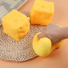 Tamanho Extra Grande Cubo Queijo Squeeze Brinquedo Simulação Gigante Fidget Recuperação Lenta Shapeable Ventilação Bola