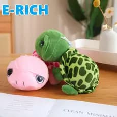 ERICH1 Brinquedos De Pelúcia De Tartaruga Animal , Coleção De Travesseiro De Boneca Marinho , Fofo