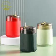 Caixa De Palito PARPERTY1 , Dispensador Automático Redondo Pop-up , Balde De Plástico Durável