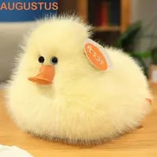 Brinquedo De Pelúcia De Pato Amarelo AUGUSTUS , Travesseiro De Simulação Confortável E Peludo , Boneca 25 Cm